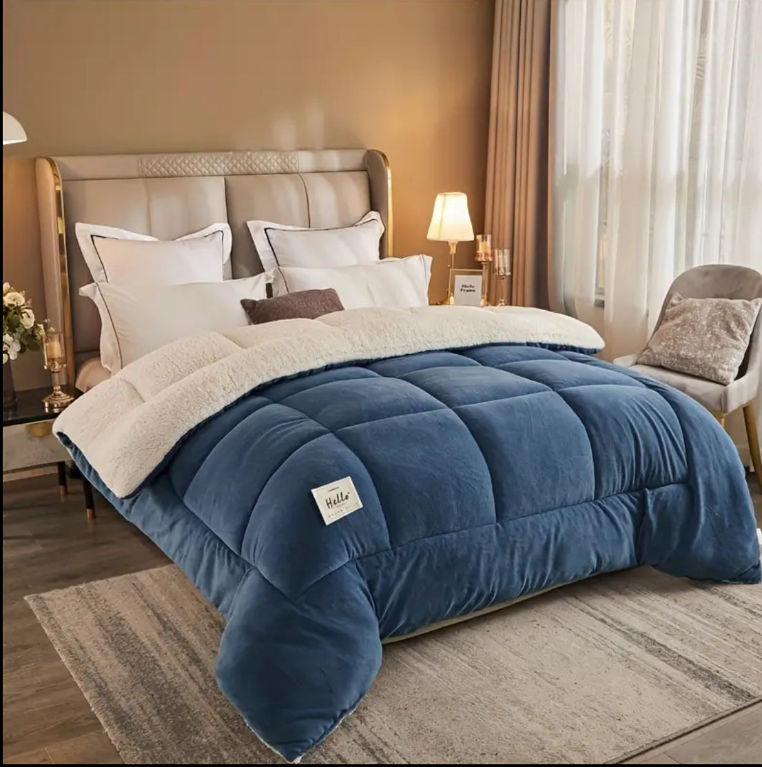 Neue 1pc Hochwertige Dreischichtige Warme Bettdecke für Herbst und Winter