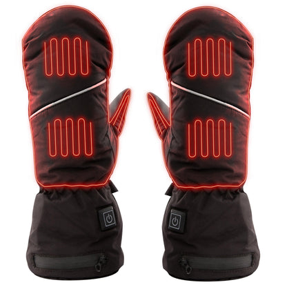 NorthHeat Premium optimierte beheizte Handschuhe | beheizbare Fäustlinge für Männer & Frauen in 3 Größen | wiederaufladbare Heizhandschuhe | Skifahren und Outdoor (Größen S,M,L)