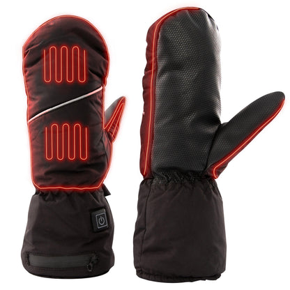 NorthHeat Premium optimierte beheizte Handschuhe | beheizbare Fäustlinge für Männer & Frauen in 3 Größen | wiederaufladbare Heizhandschuhe | Skifahren und Outdoor (Größen S,M,L)