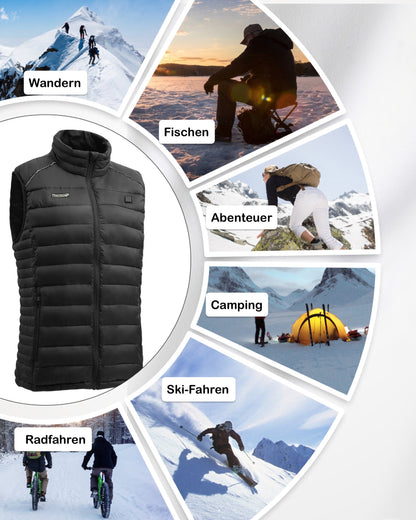 Beheizbare Weste Heizweste mit Akku 7,4V