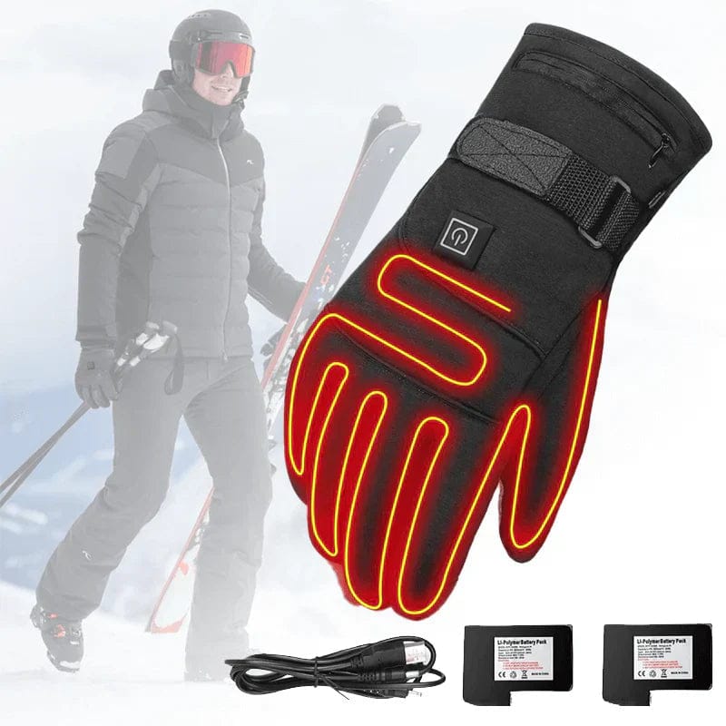 Wasserdichte Beheizbare Handschuhe für Damen Herren Fleece Touchscreen Outdoor