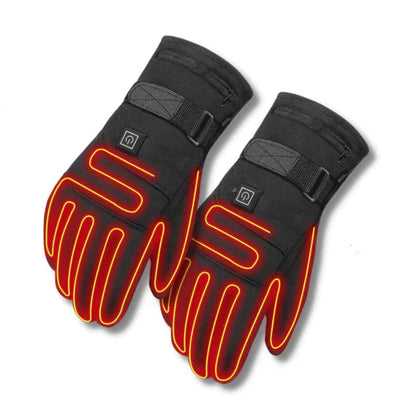 Wasserdichte Beheizbare Handschuhe für Damen Herren Fleece Touchscreen Outdoor