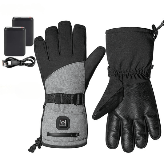 Wasserdichte beheizbare Handschuhe für Unisex elektrisch Winter 3 Temperaturstufen