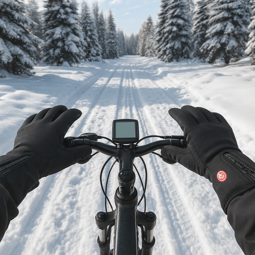 Wasserdichte Beheizbare Handschuhe für Unisex Winter Touchscreen Rutschfest