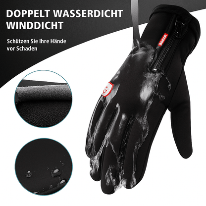 Wasserdichte Beheizbare Handschuhe für Unisex Winter Touchscreen Rutschfest